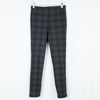 Sanctuary x Anthropologie Plaid Pintucked Leggings Womens Small Preppy Academia