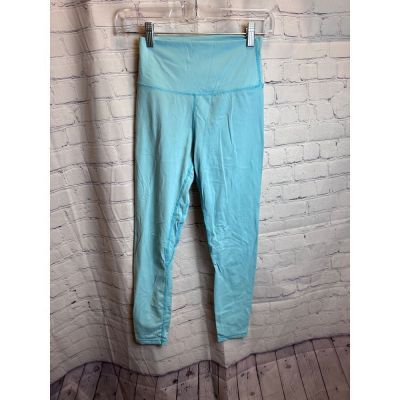 NVGTN High-Waisted Seamless Workout Leggings in Mint Blue Athletic Yoga Pants