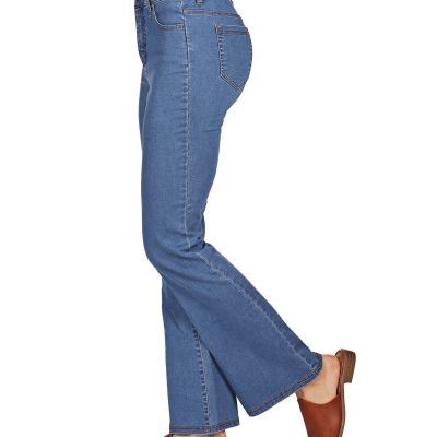 Sustainable Cotton Blend Fashion Denim Boot Cut Leggings