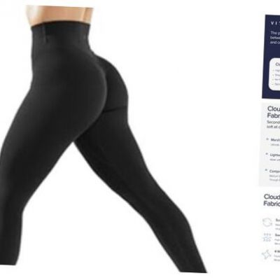 Vitality Cloud II Workout Leggings for Women, High Waist Yoga Medium Midnight