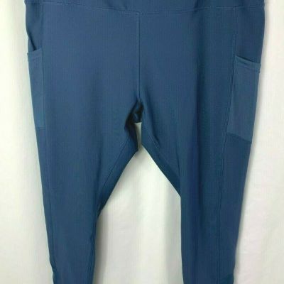 Mondetta Performance Gear Womens Active Legging Size XXL Blue