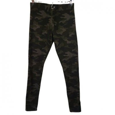 Style & Co Green Camo Yoga Running Workout Legging XS Womens