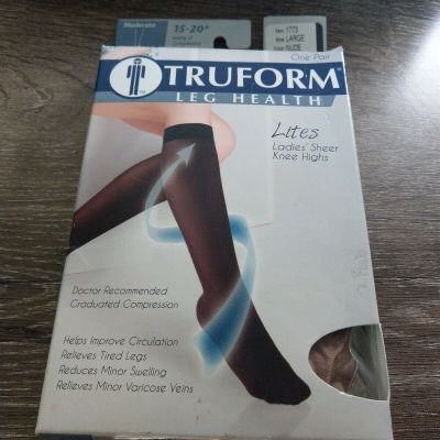 1773 Lites Sheer Knee High 15-20 Mmhg Compression Support Stocking Leg Therapy