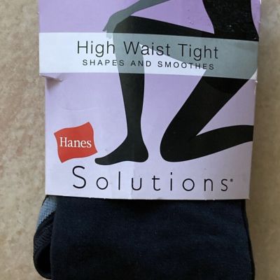 Hanes Solutions High Waist Tight Size Medium Black 5'1-6'0