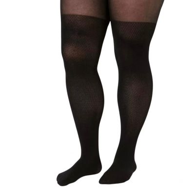 Torrid Black Tiny Checkered Tights