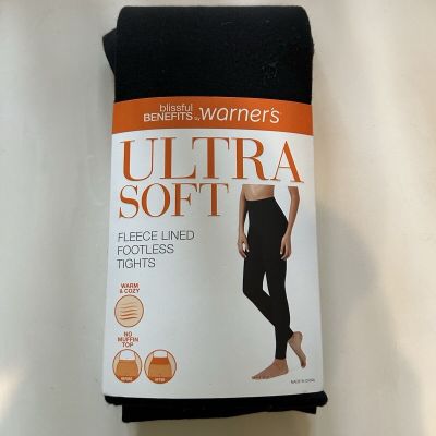 Warners fleece lined footless tights