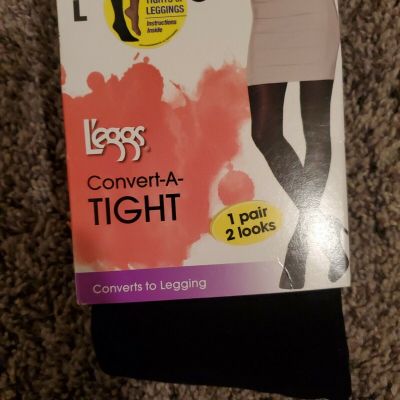 L'eggs Convert A Tight/Leggins Women's Size Large (Q)                       L8-1