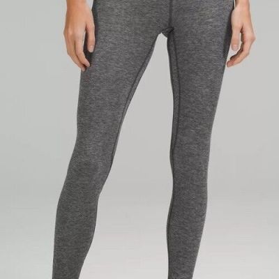 LULULEMON Gray Size 10 Womens Athletic Yoga Pants Gym Workout Legging