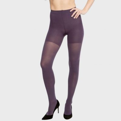 Spanx Luxe Leg Shaping Tights Purple Night Shapewear Size A NWT