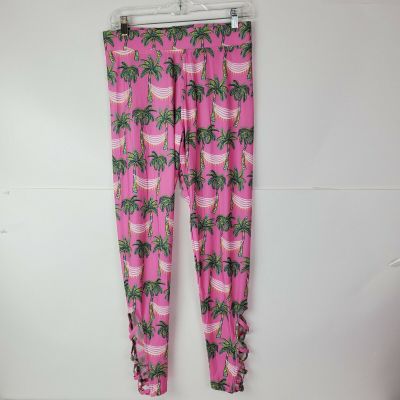 NWT Simply Southern Hammock Leggings Pink Size L XL XXL