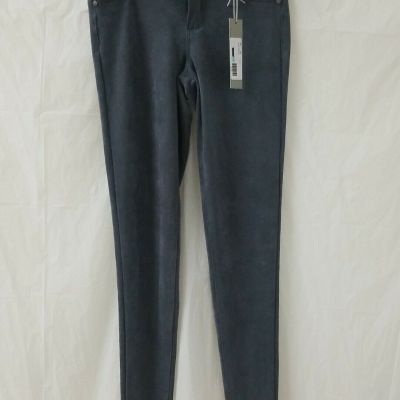 TRACTR Leggings Sz 25 Waist Gray Suede Texture Skinny Leg