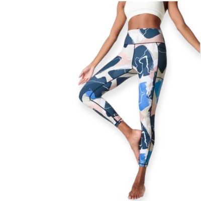 SWEATY BETTY NWT Super Sculpt 7/8 Leggings- size 14- art print Workout