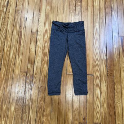 Lululemon Scrunch Waist Legs Cropped Leggings Grey Size 6