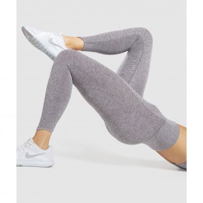 Gymshark Vital High Rise Seamless Leggings Small Gray Activewear Gym Work Out