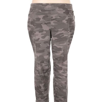 Assorted Brands Women Gray Jeggings 16 Petites