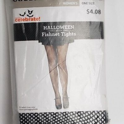 Halloween Fishnet Tights Women's One Size Celebrate! brand | Brand New