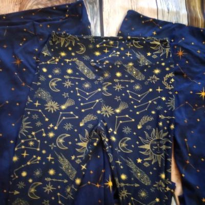 3 LuLaRoe leggings TC celestial stars *2* NEW curvy