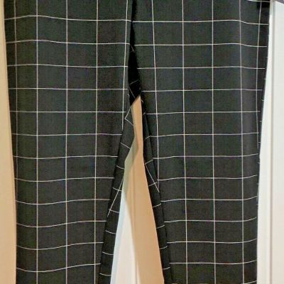 per se SECRETLY SLIMMING Tummy Control Legging Large Windowpane Pattern