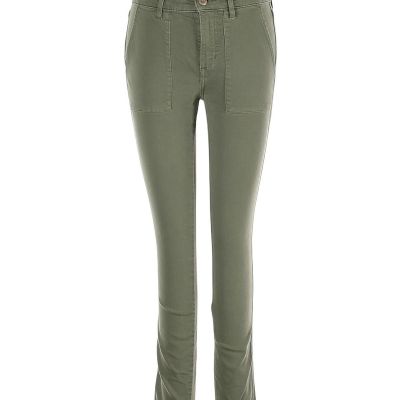 Ann Taylor LOFT Women Green Jeggings 25W