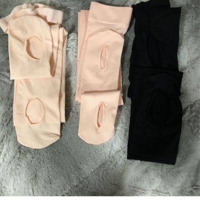 NWOT 3 pairs of convertible dance tights L/XL