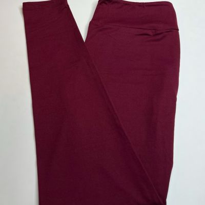 NEW LuLaRoe OS Leggings BERRY RASPBERRY Boysenberry PURPLE MAGENTA Bold SOLID