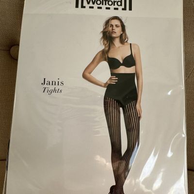 Wolford Janis Tights NEW Black Med