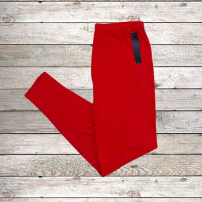 Women’s Leggings Depot Size L/XL Red NWT Extra Stretchy Buttery Soft High Waist