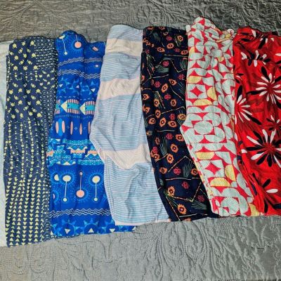 Lot Of 7 LuLaRoe Leggings Cute Fun Comfortable Workout Super SOFT!!