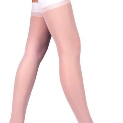 Mila Marutti Sheer Thigh High Stockings for Women Pantyhose Nylons for Garter Be