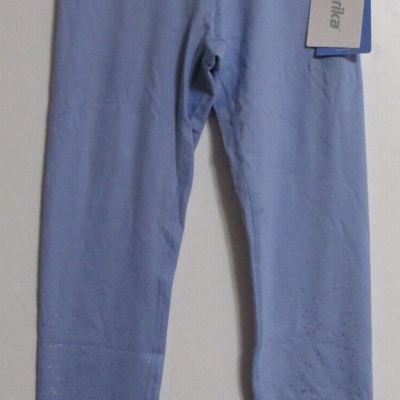 Women's Marika Shimmer Leggings High Rise Leggings Blue Shimmer Size Medium