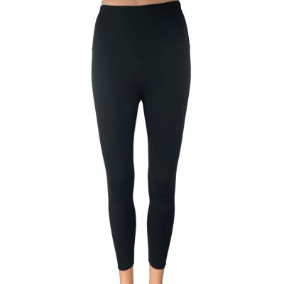 Aritzia TNA Women's Black Yoga Workout Cropped Athletic Legging Pants Size S