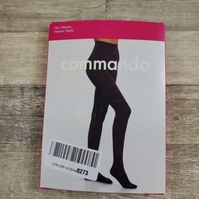 Commando Womens Ultimate Opaque Control Top Tights Sz Medium Pantyhose