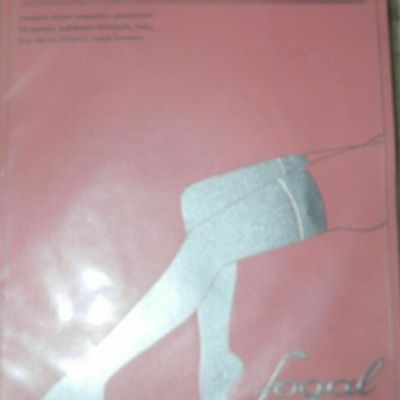 Fogal Trocadero Stockings Garter Stocking Color Lila Size Small 237 -07