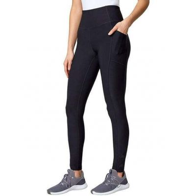 Mondetta Womens High Rise Tight Leggings Size:2X Color:Black