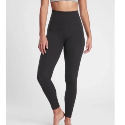 Athleta Ultra High Rise Elation 7/8 Tight Leggings in Black Size M Workout