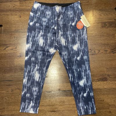 Navy Tie-Dye Tummy Control Shapewear Leggings Sz XL *New*