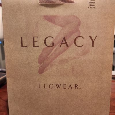 Legacy Legwear Microfiber Control Top Tights  Mineral Size A (Small) #A31857