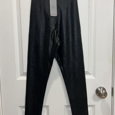 NWT Commando Black Faux Leather Pants Leggings Size XS