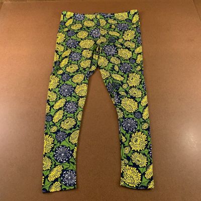 Lesley Evers Women's Size 1X Dandelion Navy Pull On Reese Leggings New