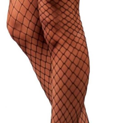 Mila Marutti Fishnet Stockings for Women Lace Top Thigh Highs with Silicone Band