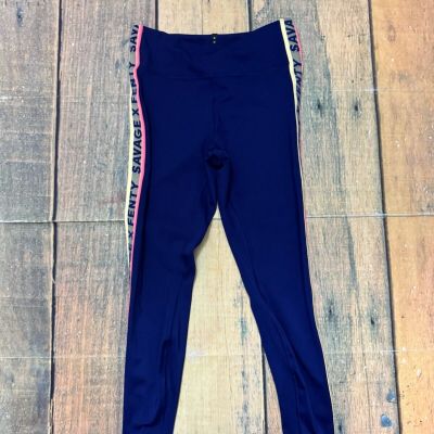 Savage X Fenty Lace Race High-Waist Legging Blue  Size 1X