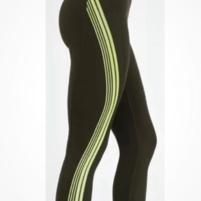 Spanx Sara Blakely high rise body boost countoure leggings Medium  green Swirl