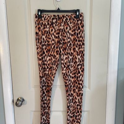 CM Fashion Leopard Print Leggings women’s size XL