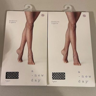 A New Day Fashion Tights Ebony Size 1X/2X