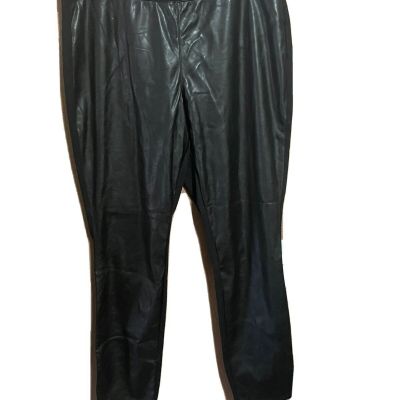 Women’s Pull-On shiny Black Leggings Size XL For Sale!