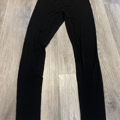 Cos Women Black Sheer Leggings Sz M