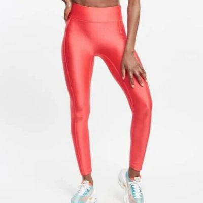 All Access Bandier Red Watermelon Shine Women's Center Stage Legging S Small