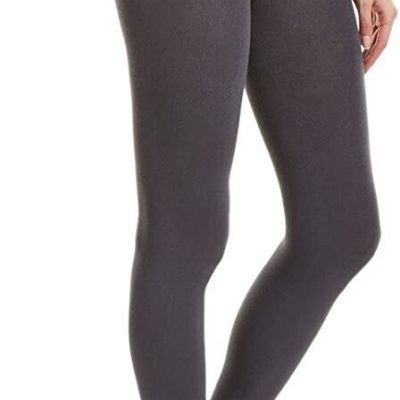 Plush Maternity NWT Gray Fleece Lined Tights Womens Size Medium Tall Full Panel