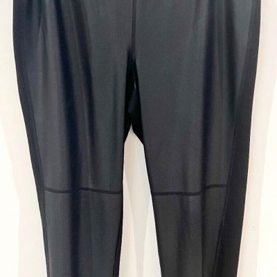 CHICO’S ZENERGY Leggings - Black Shiny - Size M Barely Worn (Chico's size 2)