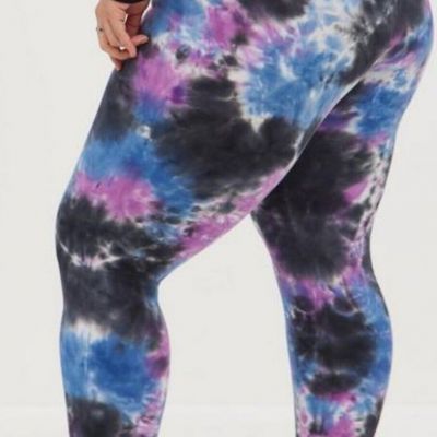 NWT Torrid Plus Size 3X 22/24 Full Length Signature Waist Pocket Legging Tie Dye